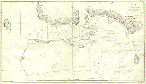 Map Of Fiji And Surrounding Islands. Map shows the harbor of