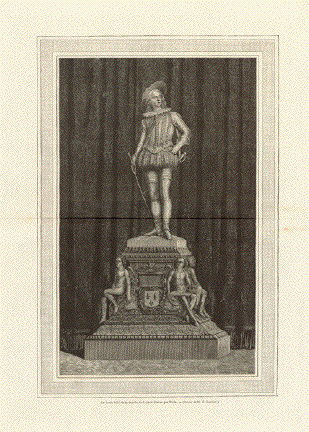Le Louis XIII de la famille de Luynes, Statue par Rude