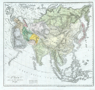 blank map of asia with countries. map blank Countries i