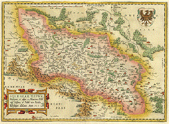Silesia by Ortelius