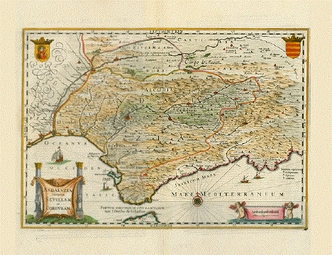 Andaluzia continens Sevillam et Cordubam