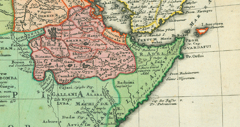 1851 map. Ancient AFRICA ANTIQUA Lea & Blanchard: Phil. 7x9.5 VG-FINE