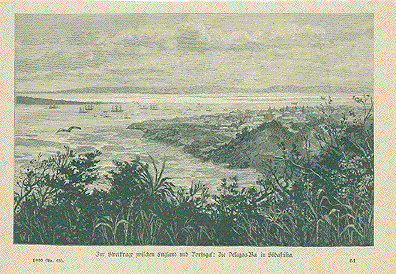 Delagoa Bay - Zur Streitfrage zwischen England and Portugal: Die Delagoa-Bai in Suedafrika.