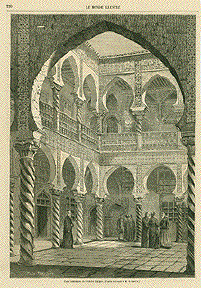 Cour interieure de l'eveche d'Alger