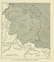 Karte der neuen politischen Grenzen in Armenian.