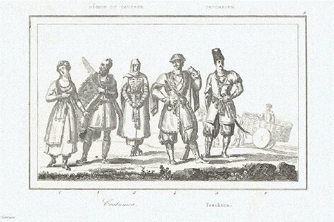 Caucasus - Costumes - Trachten