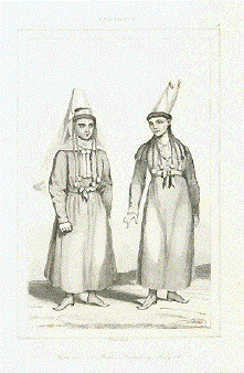 Femme et Fille Kirghiz Kazak