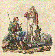 A Man and a Woman of Risano in the Country of Cattaro