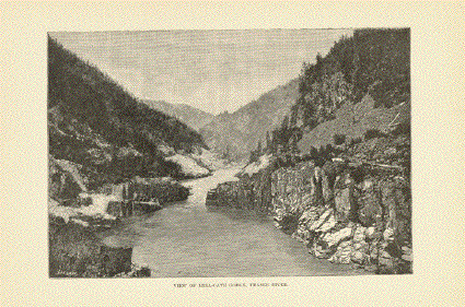 View of Hell-Gate Gorge, Fraser River.