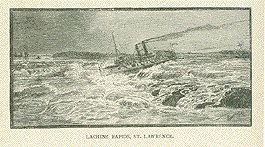 Lachine Rapids, St. Lawrence.