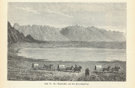 Der Barkul See und das Himmelgebirge