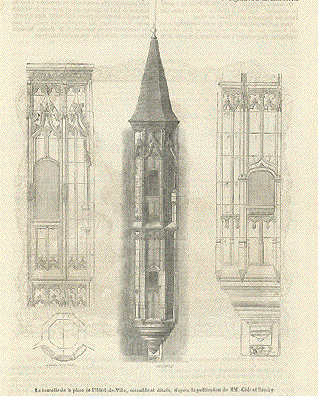 Le tourelle de la place de Hotel de Ville,