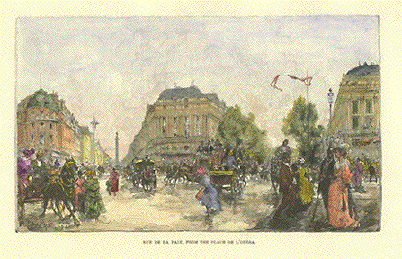 Paris - Rue De La Paix, From the Place De L'Opera