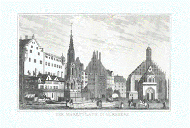 Der Marktplatz in Nuernberg