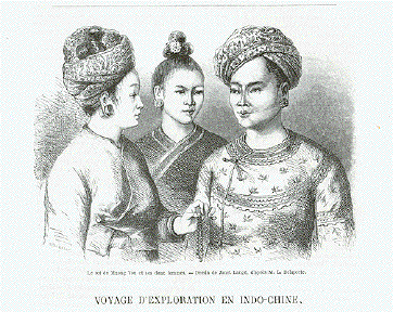 Le roi de Mung You et ses deux femmes