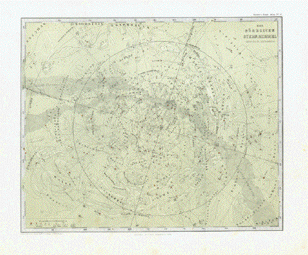 Star map of the northern Hemisphere