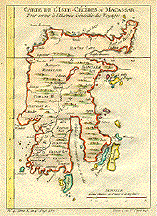 Carte de L'Isle Célèbes ou Macasser
