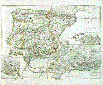 Historic Map - Mapa Dos Reynos De Portugal E Algarve Feita sobre as Me -  Historic Pictoric