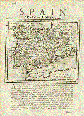 Historic Map - Mapa Dos Reynos De Portugal E Algarve Feita sobre as Me -  Historic Pictoric