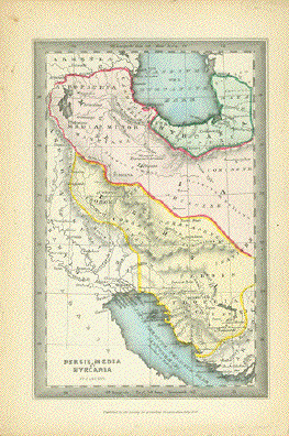 1666 Arabian Peninsula & Persia Historic Middle East Map 24x30