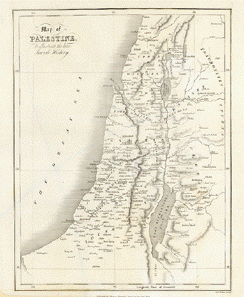 Map of Palestine to Illustrate the Later Jewish History