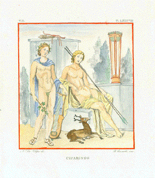 Helios Nudists Galleries - Antique Prints of Fauns, Centaurs and Classical Nudes of Mythology