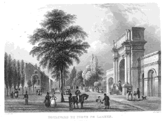 Brussels - Boulevard et Porte de Laeken