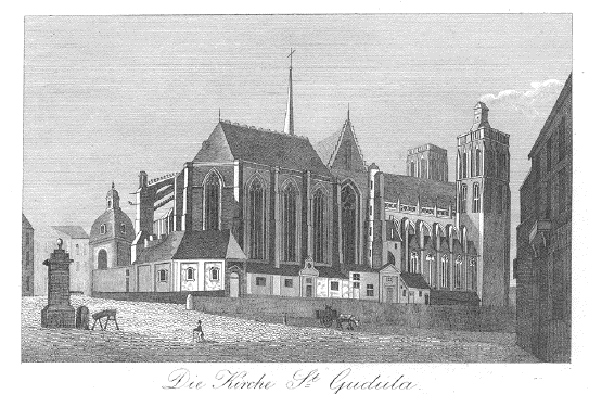 Brussels - church of St. gudula