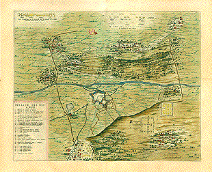 The siege of Juelich in North Rheine Westfalia in the year 1611