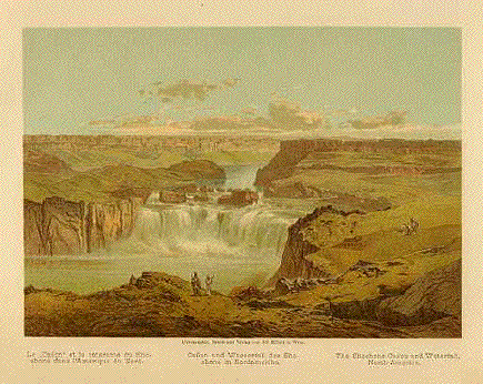Shoshone Falls on the Snake river