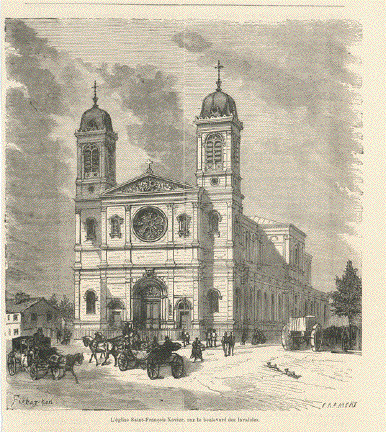 L'eglise Saint-Francois Xavier, sur le boulevard des Invalides