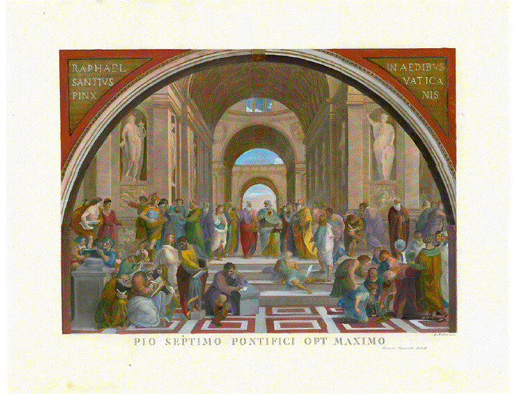 The School of Athens - Scuola di Atene - Die Schule der Philosophen