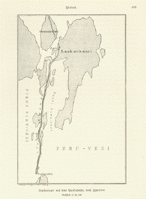 Laukansaari mit dem Punkaharju, nach Ignatius