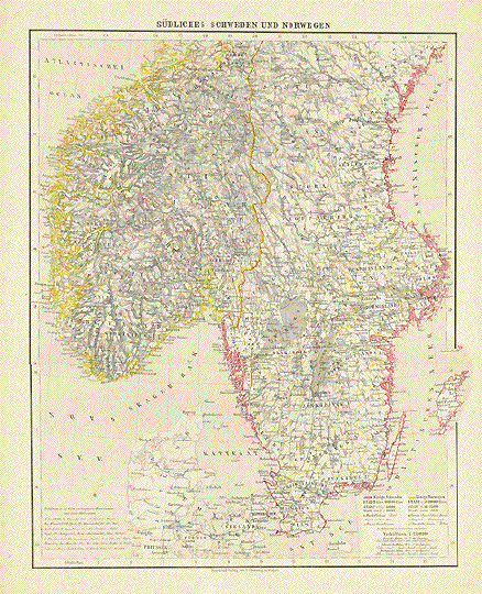 Suedliches Schweden und Norwegen