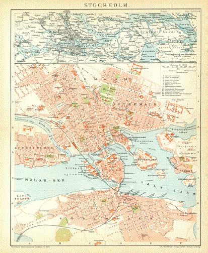 Plan of Stockholm