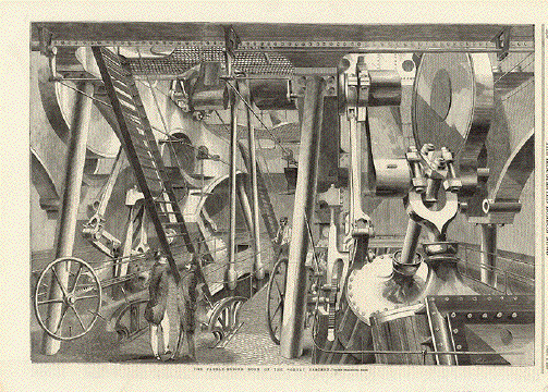 The Paddle engine Room of the 