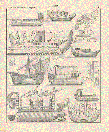 Griechischen u. Roemische Schiffbau